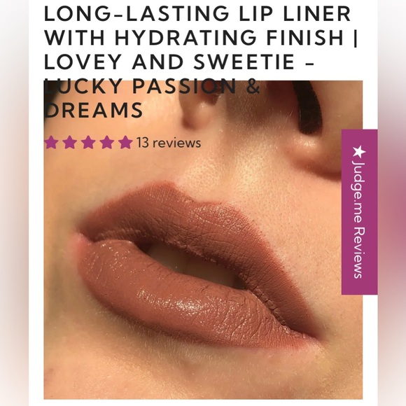 Lucky Chick LONG-LASTING LIP LINER WITH HYDRATING FINISH- LUCKY PASSION & DREAMS - Picture 2 of 3